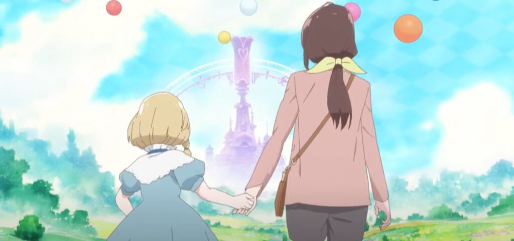 Two main protagonist (Alice and Rise) in Fushigi no Kuni de Alice to-Dive in Wonderland