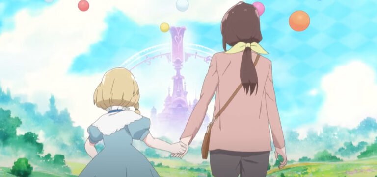 Two main protagonist (Alice and Rise) in Fushigi no Kuni de Alice to-Dive in Wonderland