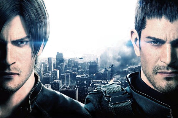 Leon S. Kennedy and Chris Redfield in Resident Evil: Vendetta