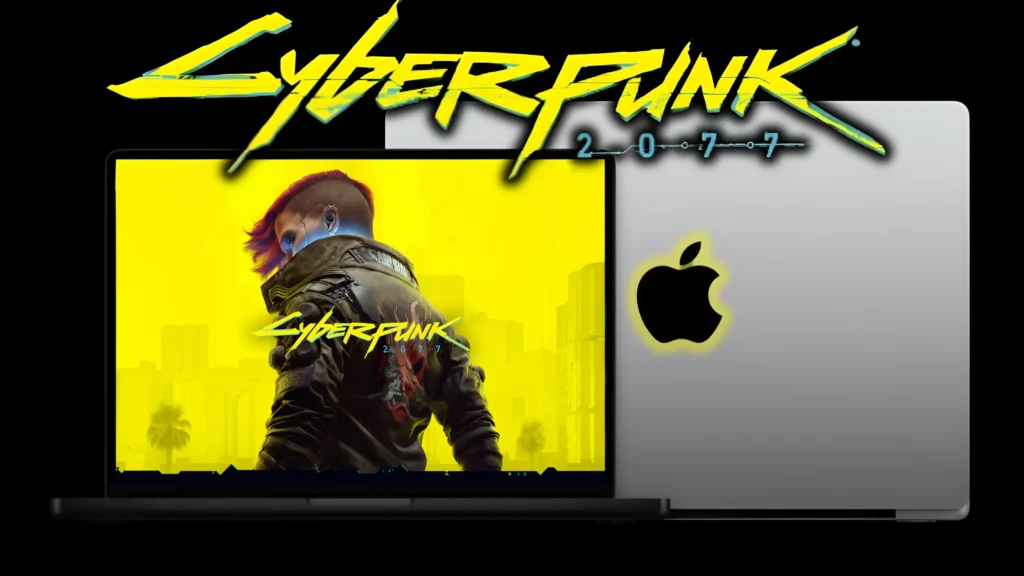 Cyberpunk-2077-gameplay-on-MacBook-Pro-M3-Max-with-night-city-scene