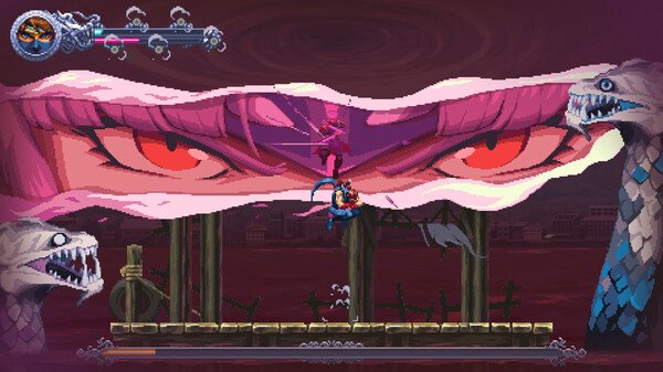 A comparison chart showing the pros and cons of Ninja Gaiden: Ragebound, highlighting pixel art, tight controls, and boss fight drawbacks.